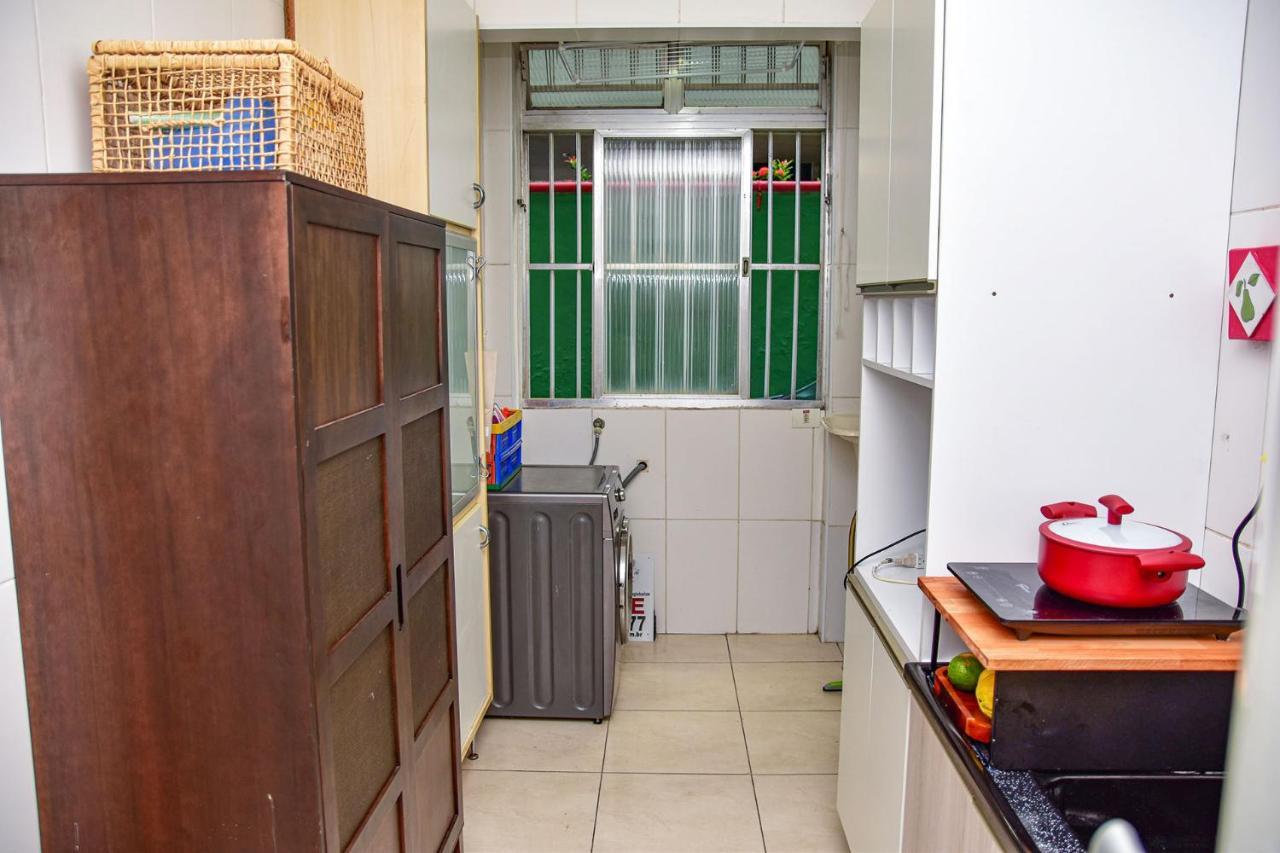 Charmoso Apto A Beira-Mar Com Wi-Fi Em Santos Sp Appartement Buitenkant foto