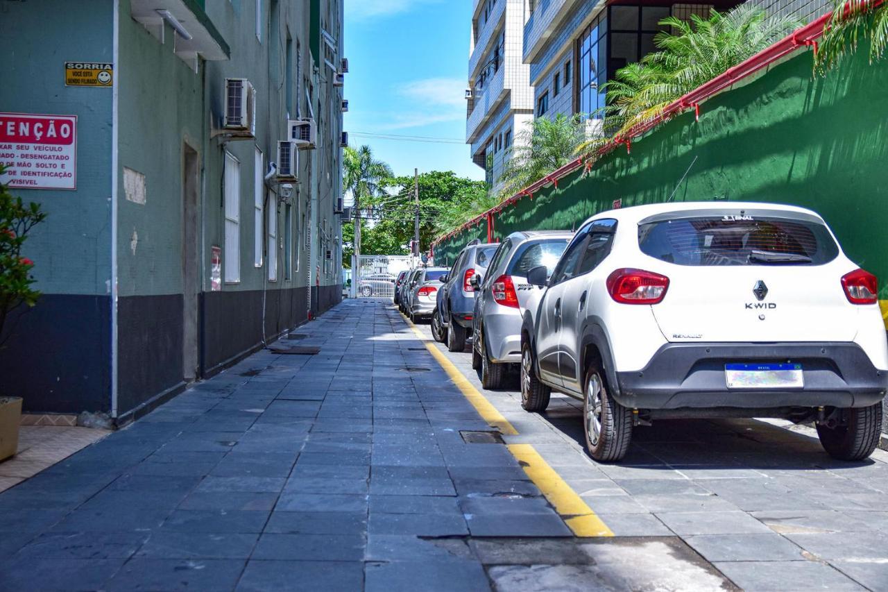 Charmoso Apto A Beira-Mar Com Wi-Fi Em Santos Sp Appartement Buitenkant foto