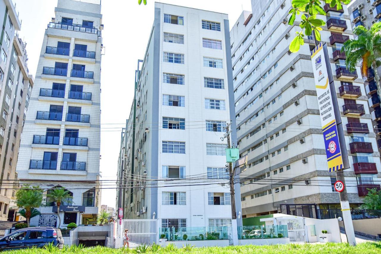 Charmoso Apto A Beira-Mar Com Wi-Fi Em Santos Sp Appartement Buitenkant foto