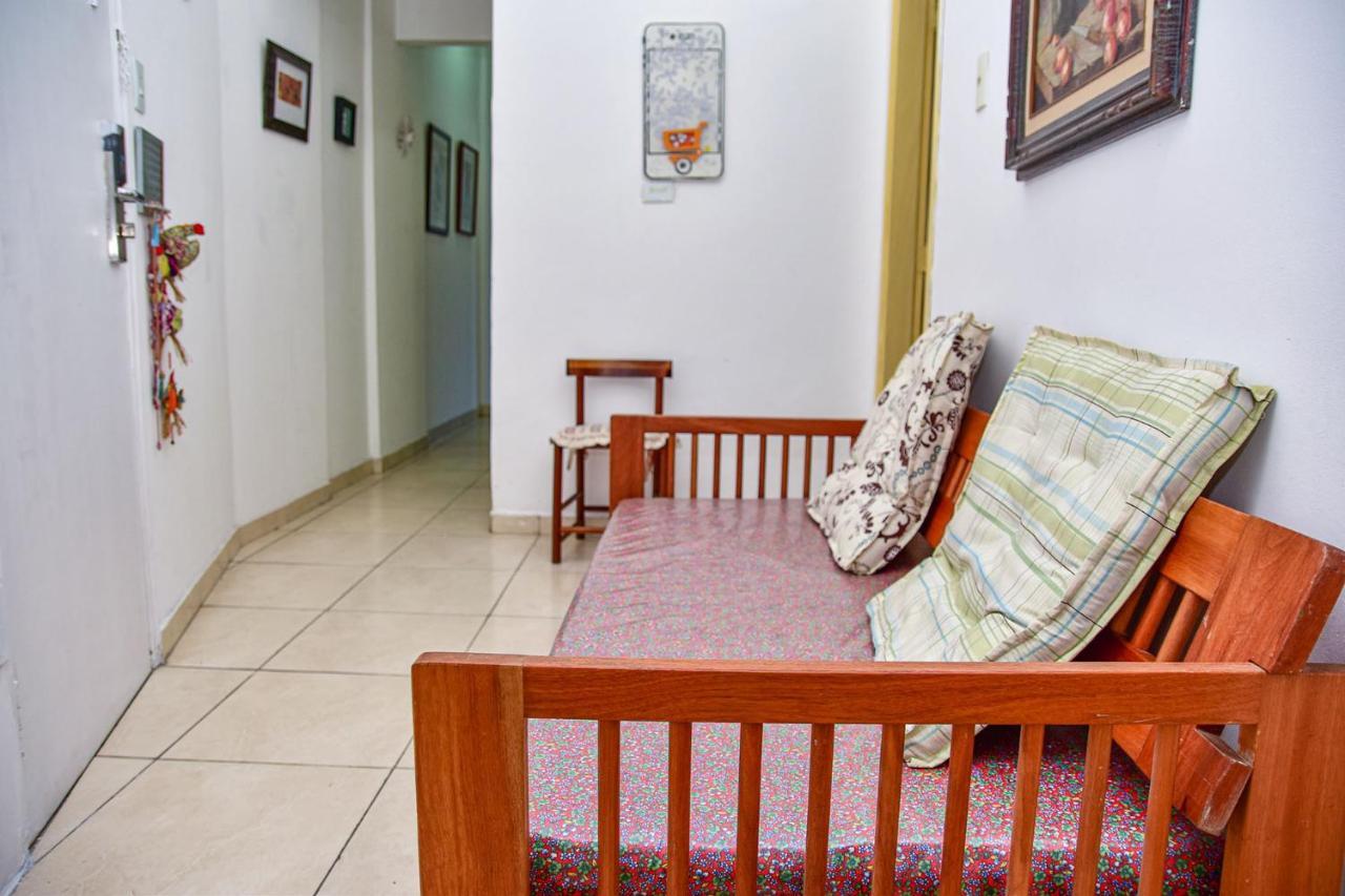 Charmoso Apto A Beira-Mar Com Wi-Fi Em Santos Sp Appartement Buitenkant foto
